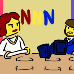 Phl and Sherry at the NNN News Desk